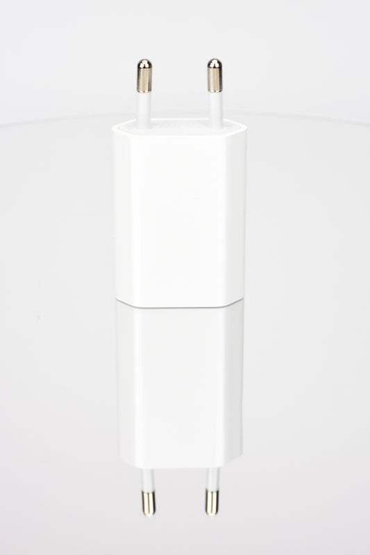 iPhone 5w Power Adapter - USB-A - Hvid - EU (OEM)