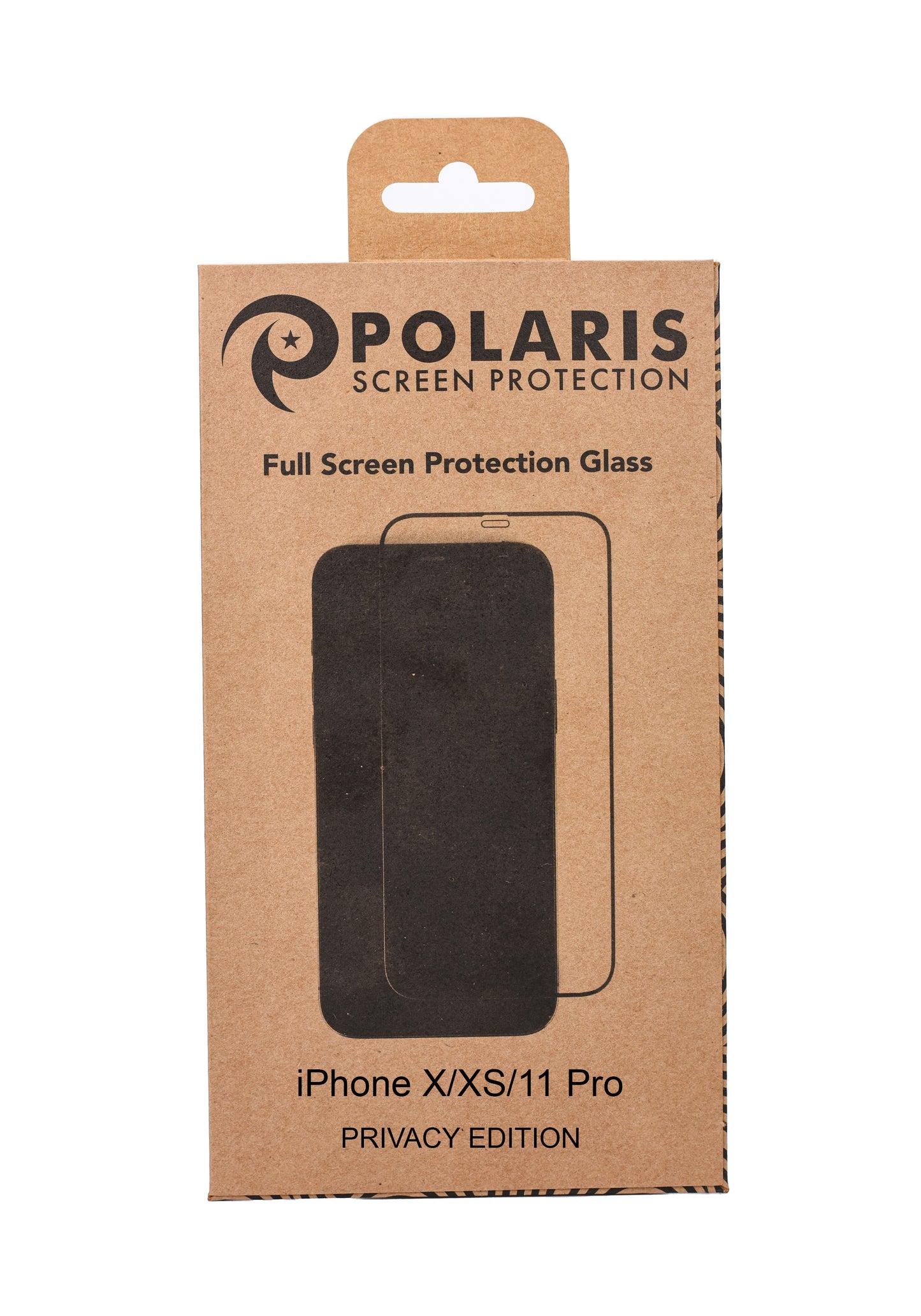 iPhone X / XS / 11 Pro - Polaris - Privacy Skærmbeskyttelse
